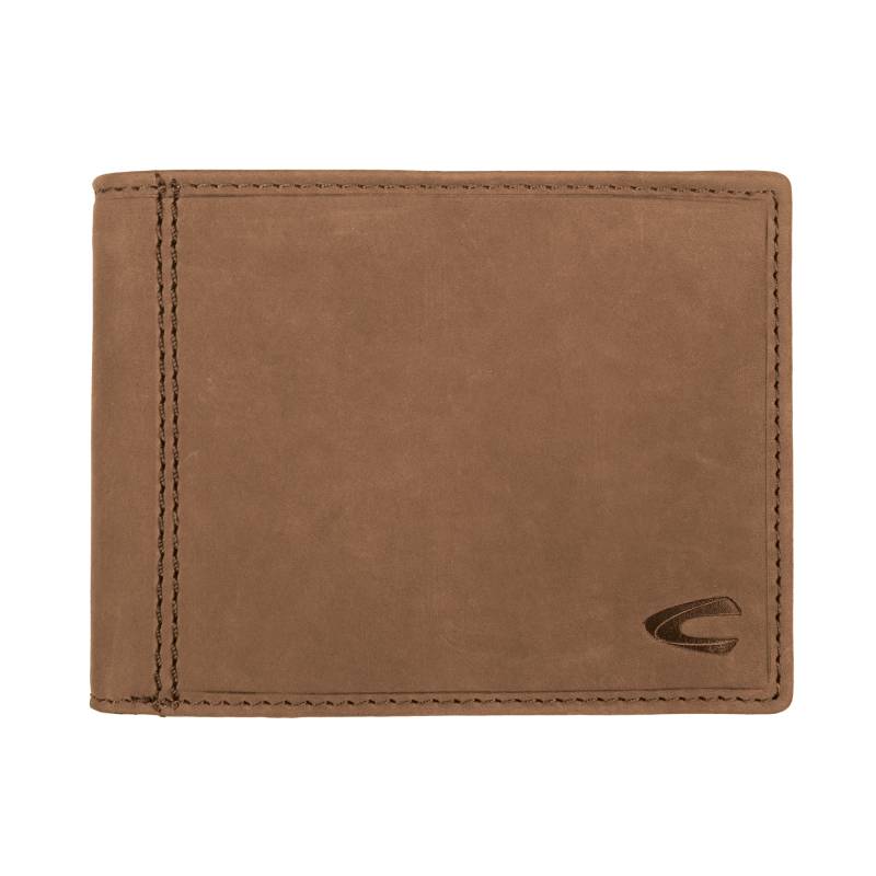 camel active Geldbörse "Vietnam" aus robustem Hunter-Leder und doppelten Ziernähten mit RFID Schutz von camel active
