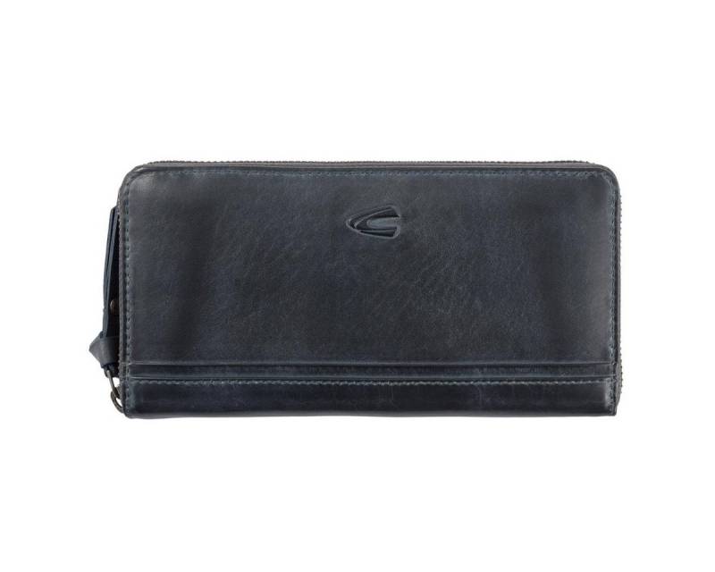 camel active Geldbörse blaue camel active Reißverschluss Langbörse, Leder von camel active