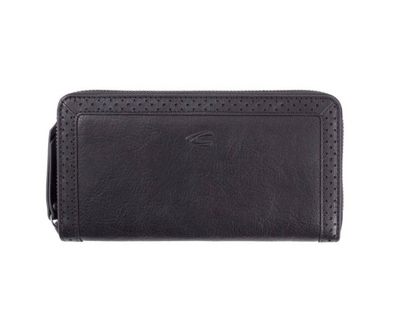 camel active Geldbörse camel active Leder Talara Reißverschluss-Langbörse, schwarz von camel active