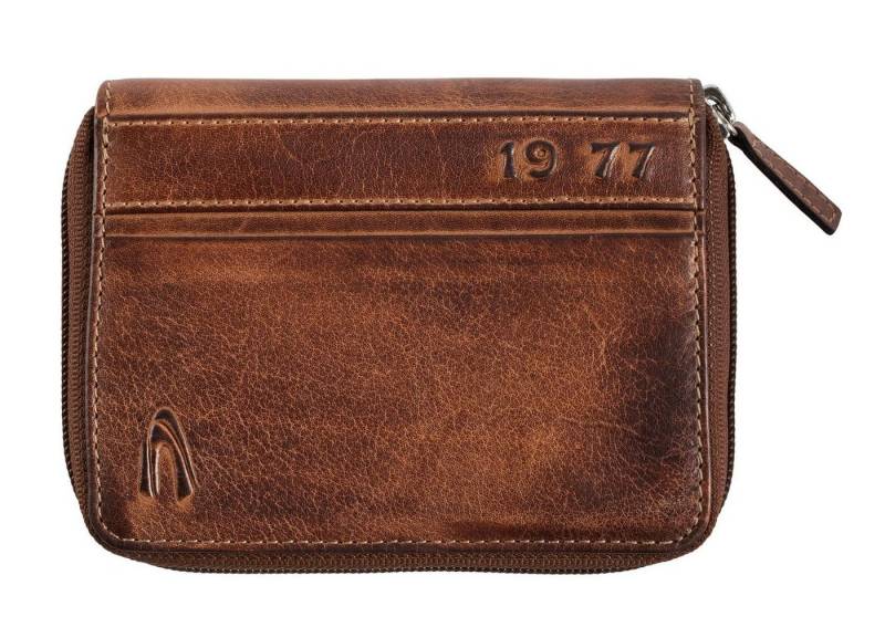 camel active Geldbörse camel active Reißverschlussbörse Leder-Geldbörse braun brown melbourne von camel active