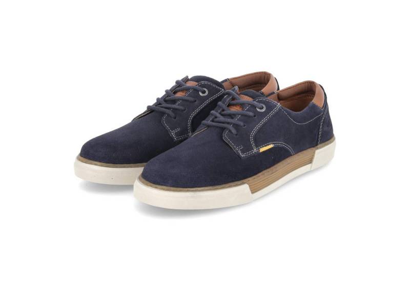 camel active Camel Active 54BLA18-200-660 Herren Leder & Textil blau Schnürschuh von camel active