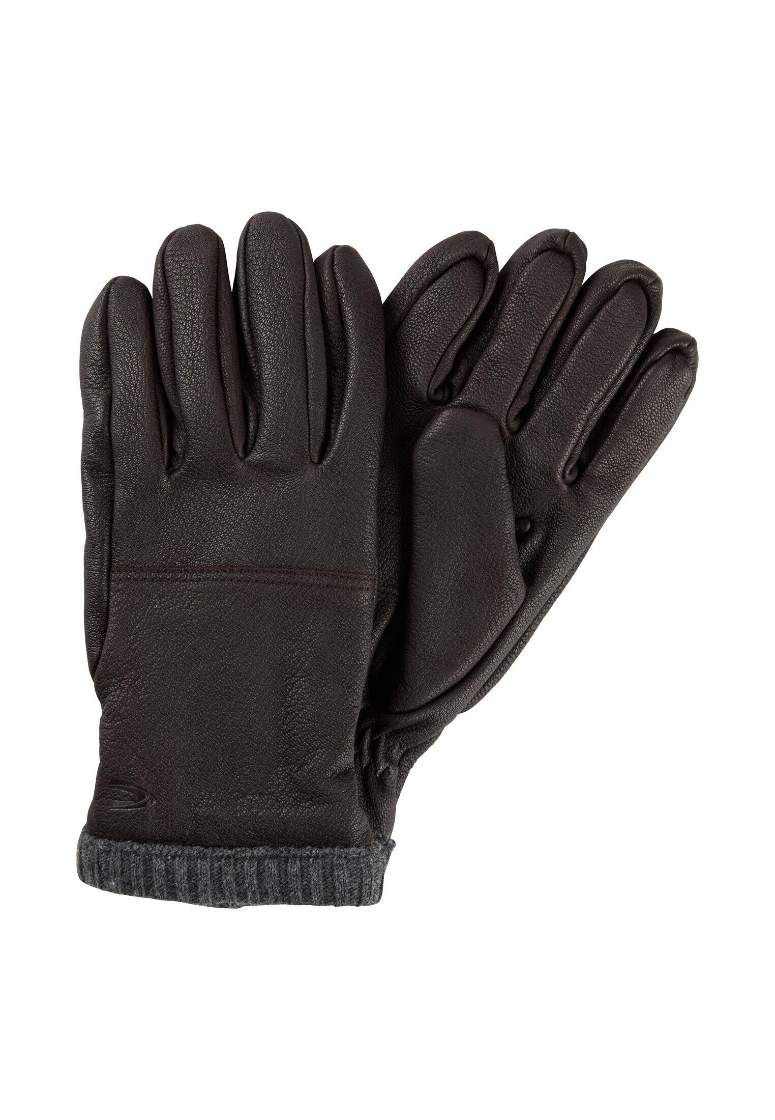 camel active - Handschuhe aus Leder dark brown - Gr. - XL von camel active