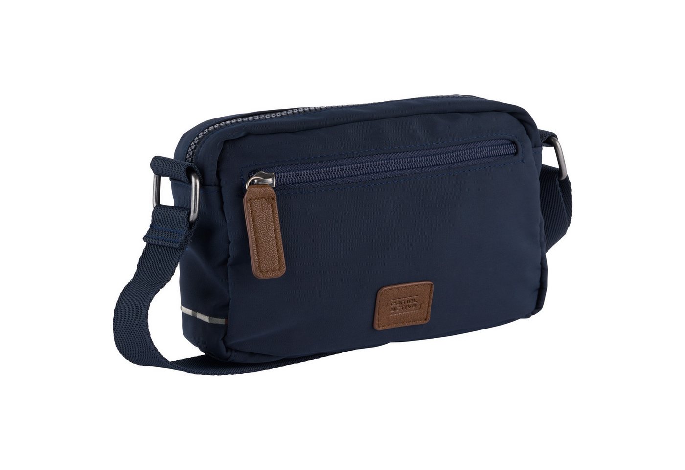 camel active Umhängetasche Aurum, Dmen Schutertasche, Minibag mit Logo-Aufnäher von camel active