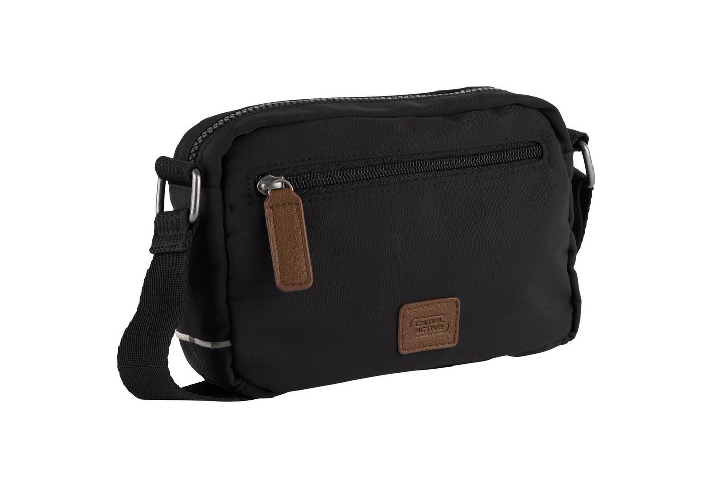 camel active Umhängetasche Aurum, Dmen Schutertasche, Minibag mit Logo-Aufnäher von camel active