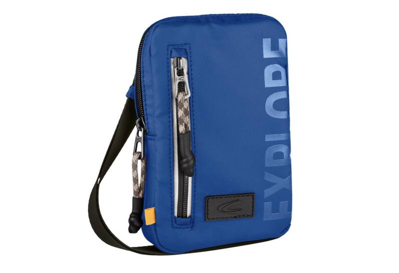 camel active Handytasche Explore, wasserabweisendes recyceltes Nylon und reflektierende Reißverschlüsse von camel active