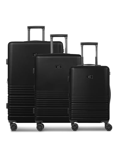 camel active Koffer-Set 3-teilig für Damen und Herren | Reise-Trolleys 47 x 30 x 78 cm aus hochwertigem, stoßfestem ABS Material | Erweiterbar & Teleskopgriff| Hanoi Serie von camel active