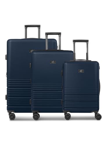camel active Koffer-Set 3-teilig für Damen und Herren | Reise-Trolleys 47 x 30 x 78 cm aus hochwertigem, stoßfestem ABS Material | Erweiterbar & Teleskopgriff| Hanoi Serie von camel active