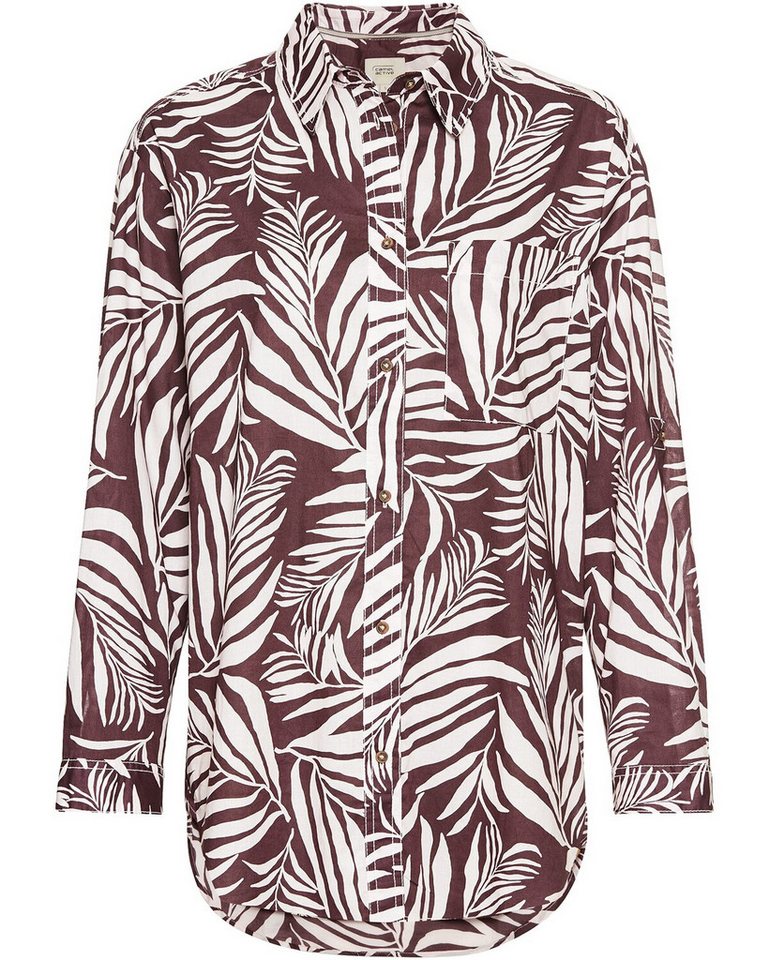 camel active Hemdbluse Hemdbluse mit Allover-Print camel active Hemdbluse Hemdbluse mit Allover-Print von camel active