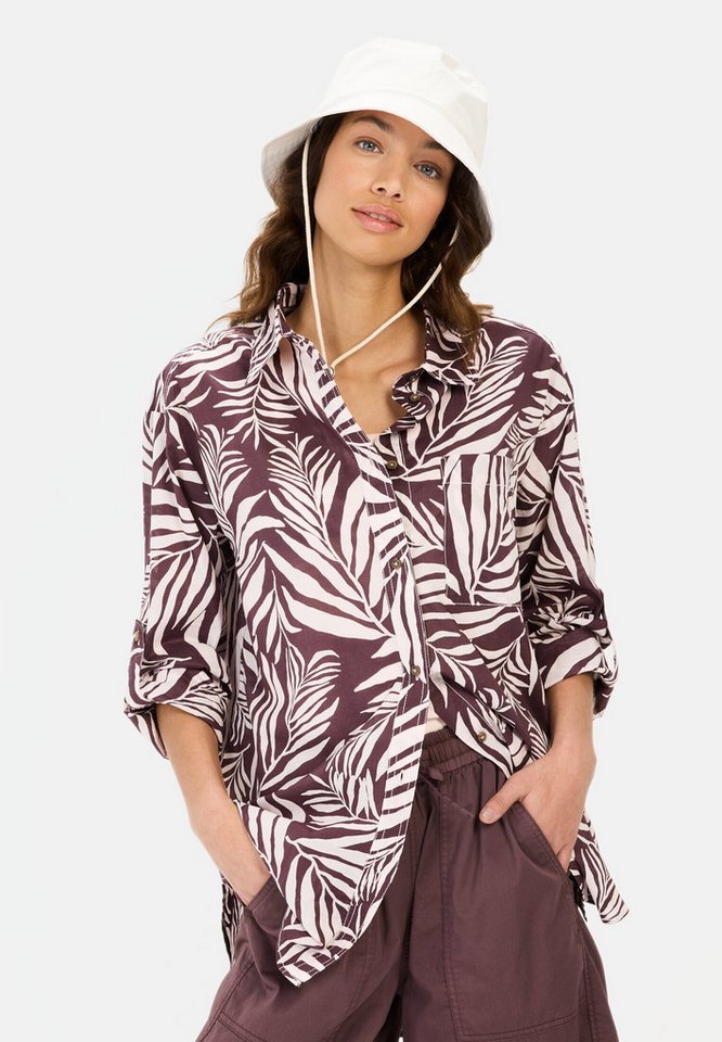camel active Hemdbluse aus Baumwolle Allover Print camel active Hemdbluse aus Baumwolle Allover Print von camel active