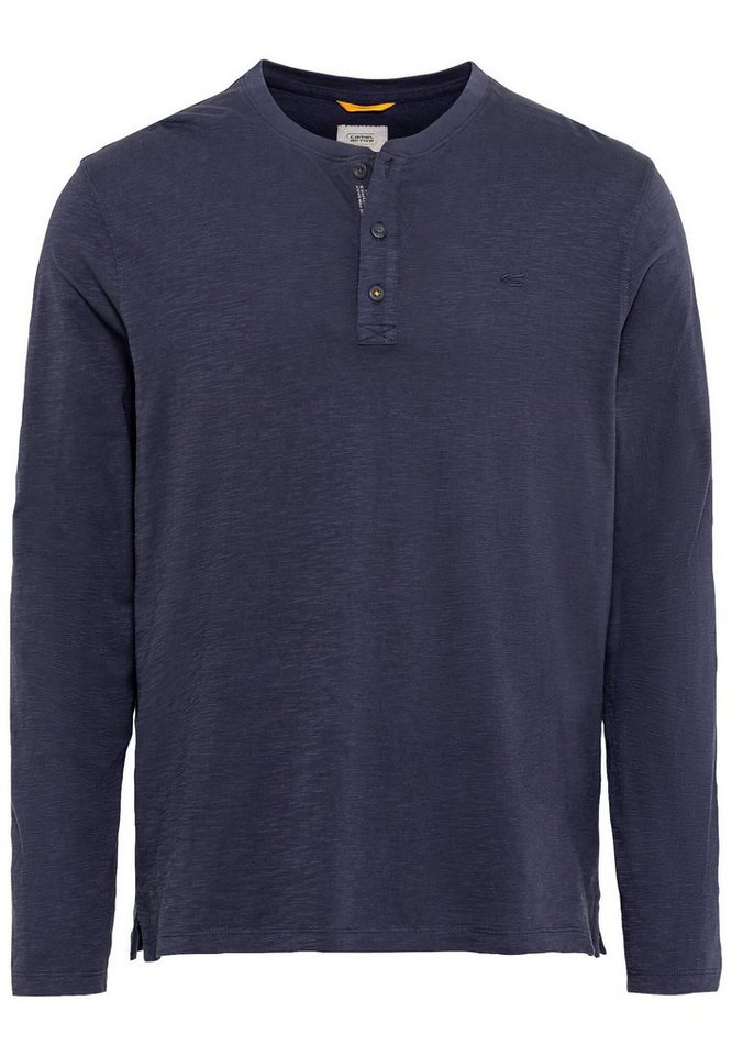 camel active Henleyshirt mit Logostickerei von camel active