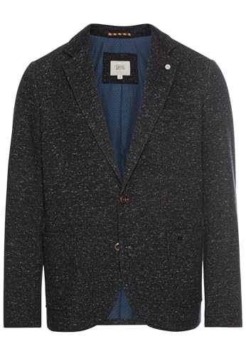 camel active Herren 2-Knopf Sakko in melierter Optik Schwarz, menswear-66 von camel active
