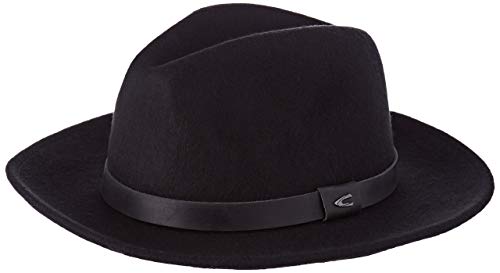 camel active Herren 401110/6H11 Pork Pie Hut, Schwarz (Black 9), Large von camel active