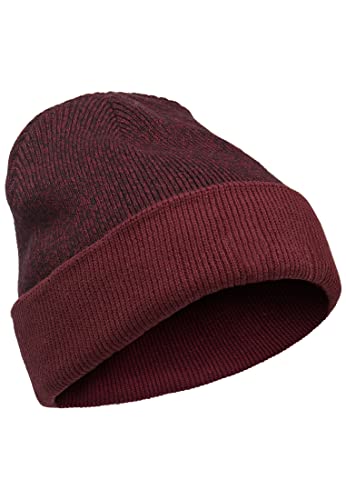 camel active Herren Wendebeanie aus Baumwolle Rot Menswear-OS von camel active