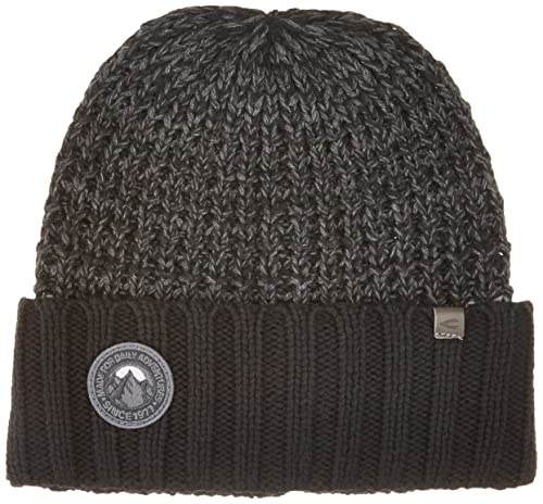 camel active Herren 406530/8M53 Beanie-Mütze, Rot, Einheitsgröße von camel active