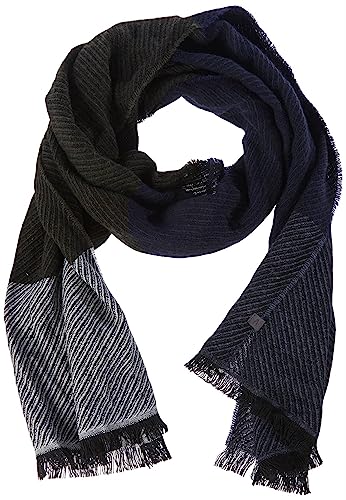 camel active Herren 407220/8V22 Lightly Scarf, Night Blue, OS von camel active