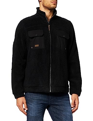 camel active Herren 409321/6F17 Strickjacke, Asphalt, M von camel active