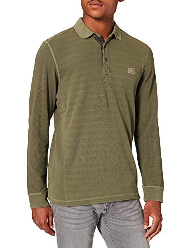 Camel Active Herren Polohemd 4093616P01, Olive Brown, 3XL von camel active