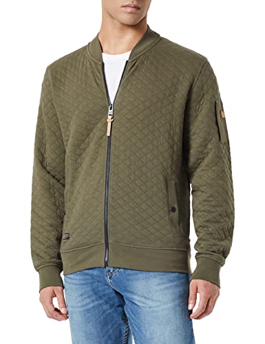 camel active Herren Sweatjacke aus Baumwolle Oliv menswear-L von camel active