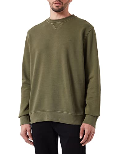 camel active Herren 409445/7W00 Sweatshirt, Olive Brown, XL von camel active