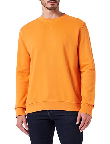 camel active Herren Sweatshirt aus Reiner Baumwolle Orange Menswear-M von camel active