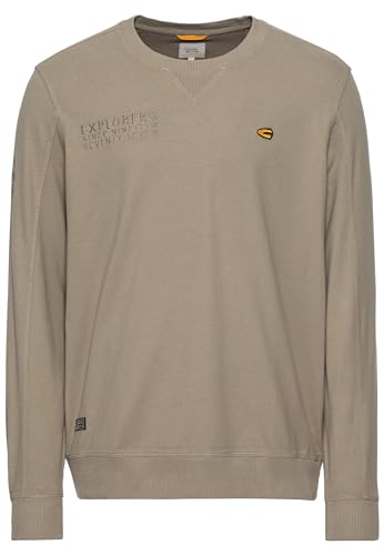 camel active Herren Sweatshirt aus zertifiziertem Organic Cotton Khaki menswear-5XL von camel active