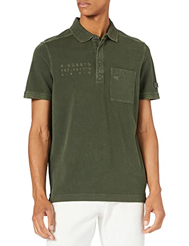 Camel Active Herren 4094615P08 Polohemd, leaf green, M von camel active