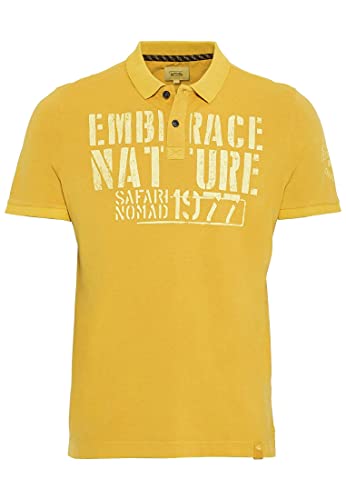 camel active Herren 4094615p3160 Polohemd, Gold, L von camel active