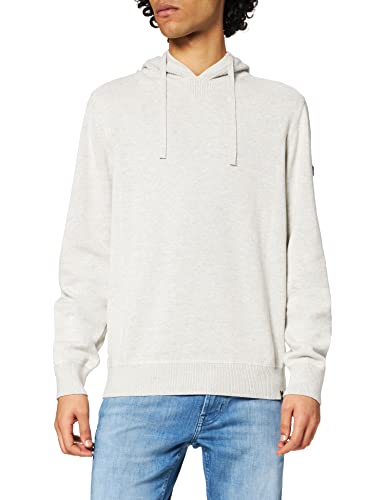 camel active Herren 4095186k48 Kapuzenpullover, Stone Grey, L von camel active