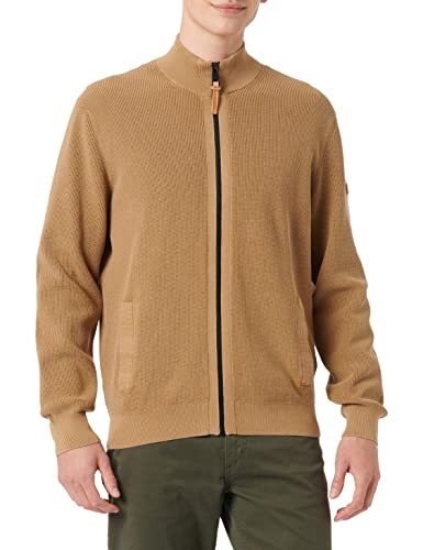 camel active Herren 409528/8K11 Strickjacke, Wood, L von camel active