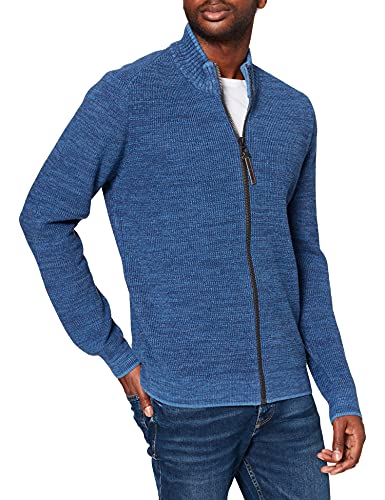 Camel Active Herren 4095286K08 Strickjacke, Indigo, S von camel active