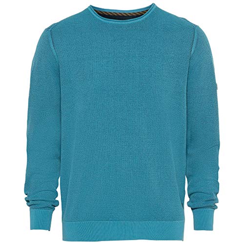 camel active Herren Pullover aus Reiner Baumwolle Blau Menswear-XXL von camel active