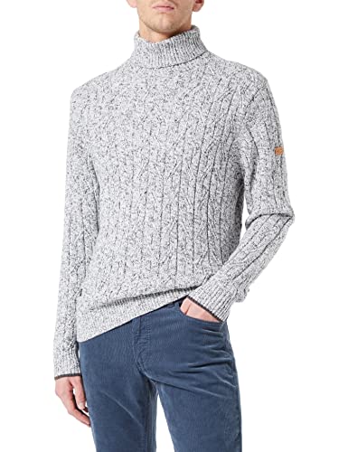 camel active Herren 409595/8K21 Pullover, Beige, M von camel active