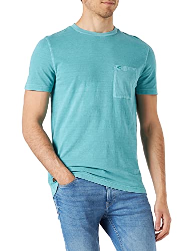 camel active Herren 409745/7T33 T-Shirt, Teal, M von camel active