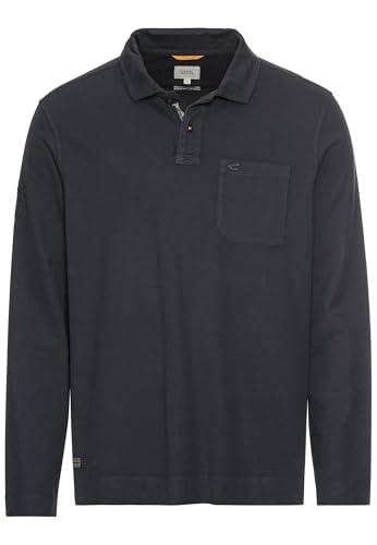 camel active Herren 409820-4P28 Polohemd, Gelb-grau, Medium von camel active