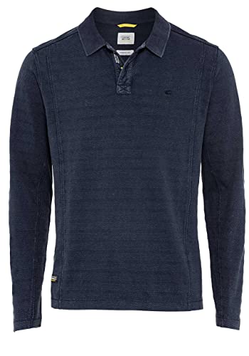 camel active Herren 409865/8P01 Polohemd, Night Blue, S von camel active