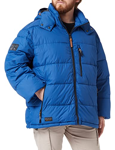 camel active Herren Gefütterter Blouson mit Kapuze Indigo menswear-54 von camel active