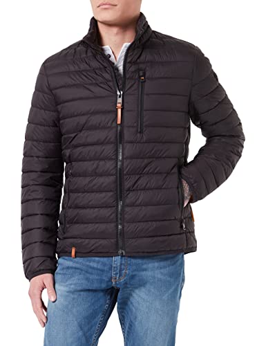 camel active Herren Leichte Steppjacke ohne Kapuze Schwarz menswear-54 von camel active