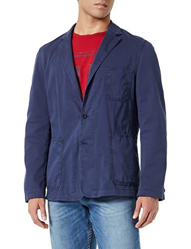 camel active Herren 442175/8I20 Lässiger Blazer, Night Blue, 58 von camel active