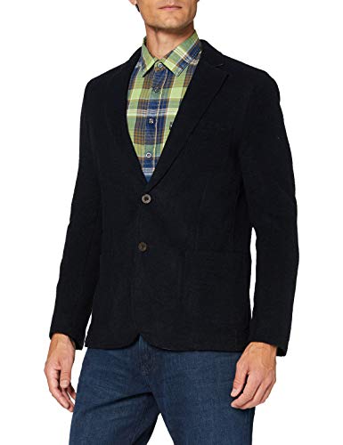 camel active Herren 4431854+6144 Lässiger Business-Blazer, Navy, 48 von camel active