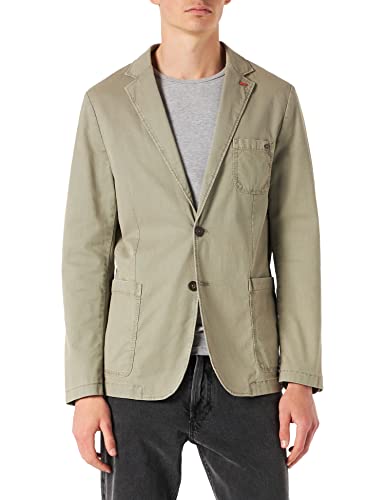 camel active Herren 444385/7581 Lässiger Blazer, Khaki, 48 von camel active