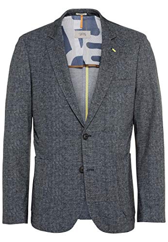 camel active Herren 4448655R81 Blazer, Grey/Blue, 25 von camel active