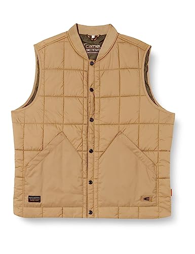camel active Herren 460330/8U99 Vest, Wood, 50 von camel active