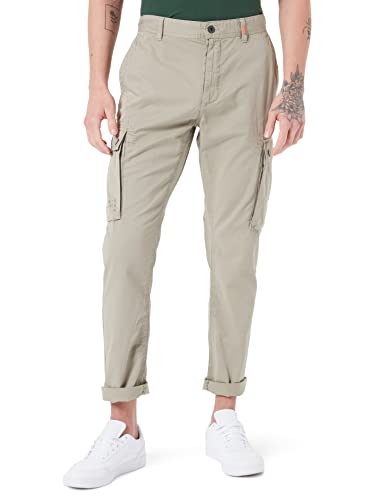 camel active Herren Tapered Fit Toronto Cargo Freizeithose, Dunkel Grün, 42W / 36L von camel active