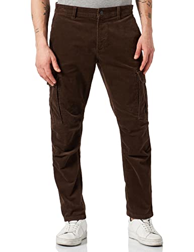 camel active Herren Tapered Fit Toronto Cargo Freizeithose, Braun, 35W / 32L von camel active