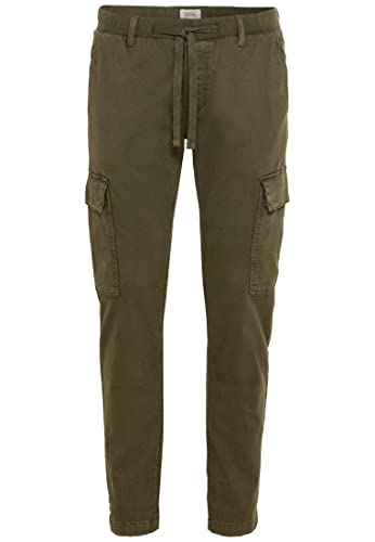 camel active Herren Cargo Hose in Tapered Fit 32 Oliv Braun menswear-31/32 von camel active