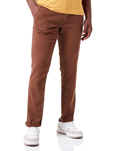 camel active Herren 477875/7F15 Klassische Hose, Wood, 34W / 36L von camel active