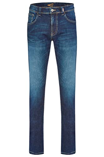 camel active Herren Relaxed Fit 5-Pocket Jeans aus Baumwolle Blau, menswear-35/32 von camel active