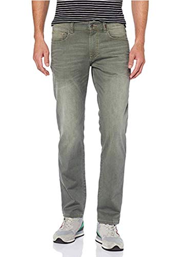 camel active Herren 488275 Loose Fit Jeans, Braun (Light Olive 30), 33W / 30L von camel active