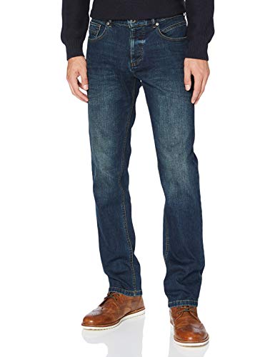 camel active Herren Jeans relaxed fit Woodstock, Dunkelblau (Dark Greencast), 31W / 34L von camel active