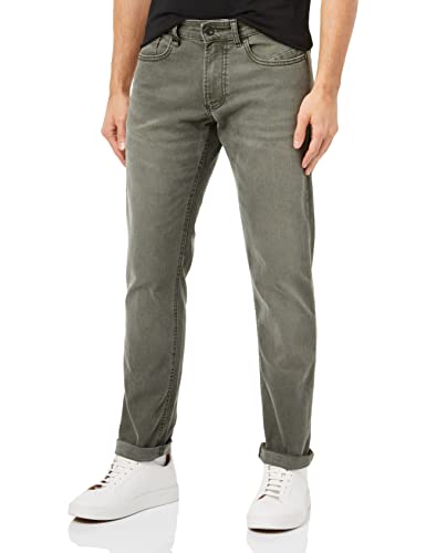 camel active Herren Slim Fit 5-Pocket Jeans 32 Grün menswear-40/32 von camel active